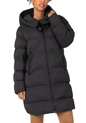 Timezone Damski płaszcz Volume Coat, czarny, S