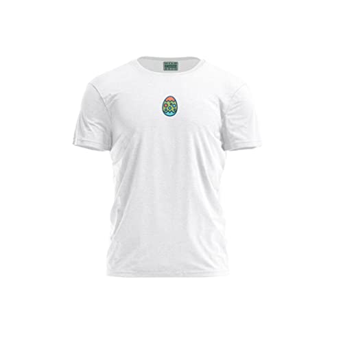 Bona Basics, Męski T-shirt z cyfrowym nadrukiem,% 100 bawełna, biały, na co dzień, męski top, rozmiar: L, biały, L