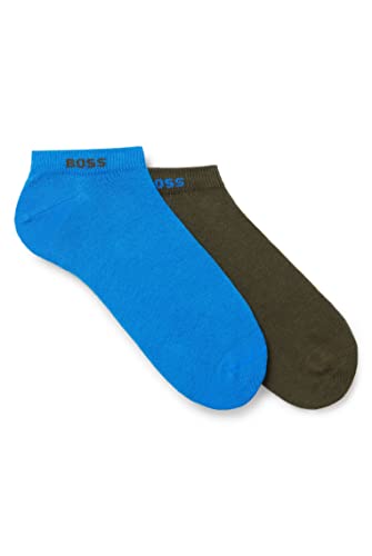 BOSS Męskie skarpety 2P AS Uni Colors CC Ankle Socks, Open Blue, 40-46, Open Blue, 46 EU
