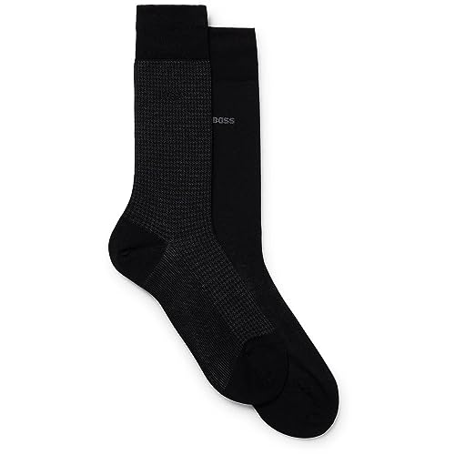 BOSS Męskie skarpety regularne, czarny (Black1), 39-42 EU