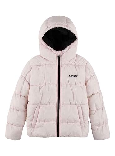 Levi's Kids Dziewczęca Lvg Solid Boxy Fit puchowa odzież wierzchnia, rumieniąca się panna młoda, 10 lat