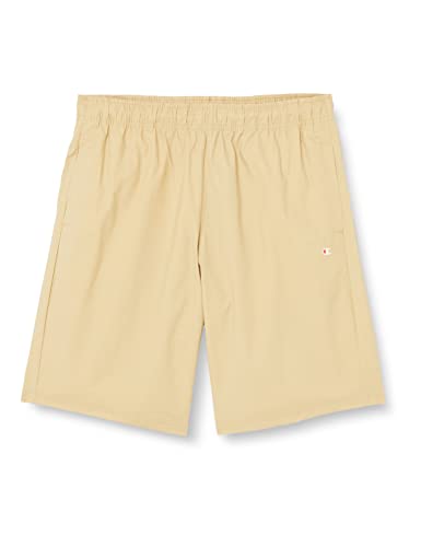 Champion Męskie Legacy Autentyczne spodnie bawełniane tkane prążkowane bermudy szorty, taupe Brown, XL