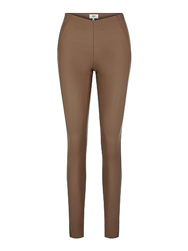 Object Objbelle Mw Coated Noos legginsy damskie, Fossil, 42