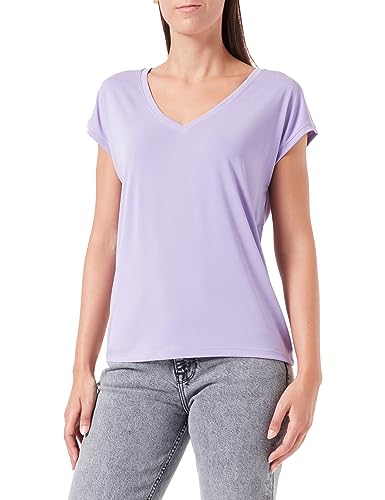 VERO MODA Vmfilli Ss V-Neck Tee Ga Noos T-shirt damski, Sand Verbena, XS