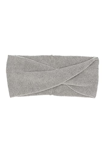 Sterntaler Strick-stirnband Wickeloptik Opaska na głowę dla dziewczyn na zimną pogodę, silber meliert, 53