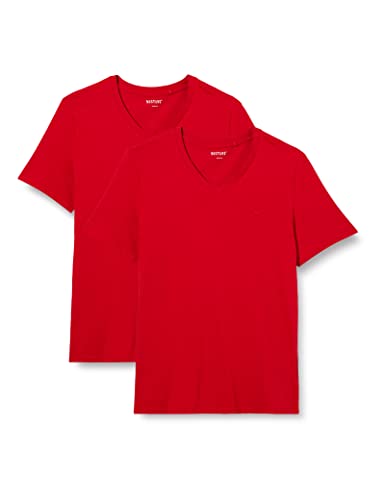 MUSTANG T-shirt męski (2 sztuki), Chili Pepper 7189, XL