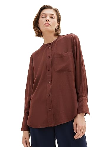 TOM TAILOR Damska bluzka plus size, 32404 - Raisin Melange, 52