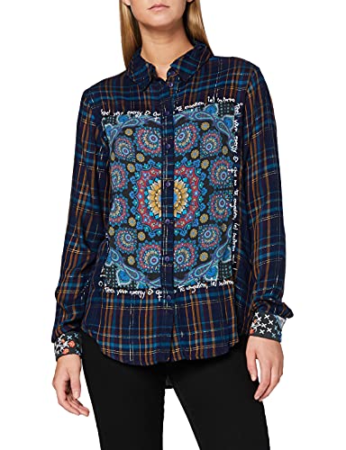 Desigual Koszula damska Creta, Żółty (Curry 8030), 36