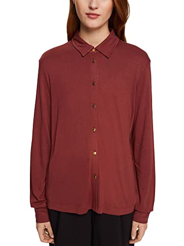 ESPRIT Collection Damska koszulka 992EO1K312, 220/RUST brązowa, S