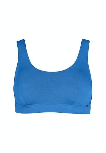 Skiny Damski biustonosz wyściełany z bambusa, Sonic Blue, Regular, Sonic Blue, 80B