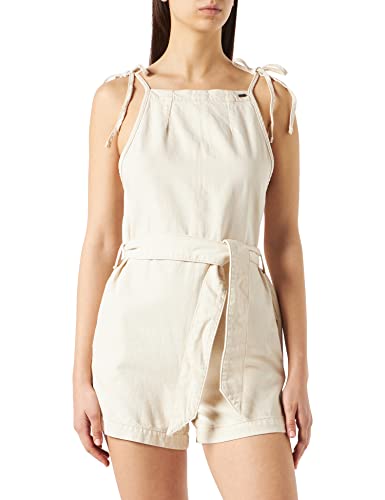 Pepe Jeans Damska sukienka Zoe Ecru, 000 dżins, S
