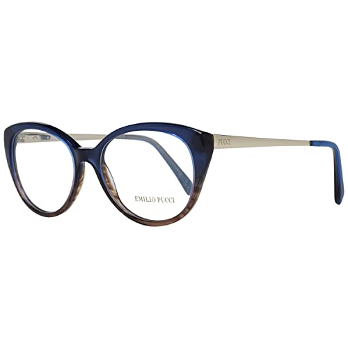 Emilio Pucci Okulary przeciwsłoneczne Unisex-Dorosły, niebieski, 53