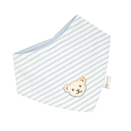 Steiff Unisex Baby Basic chusta na szyję GOTS, Celestial Blue, jeden rozmiar