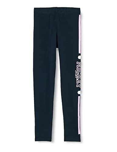 NAME IT Dziewczęce legginsy Nkfaxaja Mickey Wdi, Dark Sapphire, 122 cm