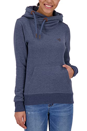 Alife and Kickin damska bluza SarahAK A bluza damska bluza z kapturem bluza sweter sweter XS-XXL, ciemnoniebieski melanż, S, niebieski (Nightblue)