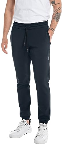 Replay spodnie męskie do biegania, 800 Black Blue, L