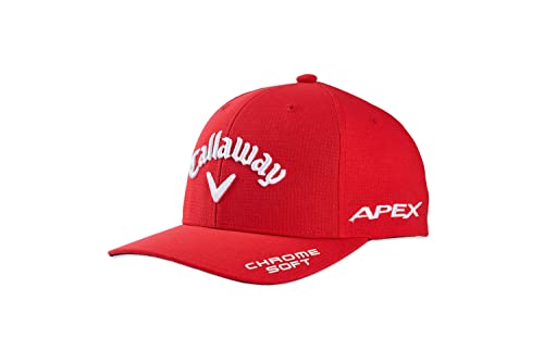 Callaway Golf męska czapka HW CG TA PERF PRO ADJ HTHR/WHT 22, wrzosowy czerwony/biały, jeden rozmiar