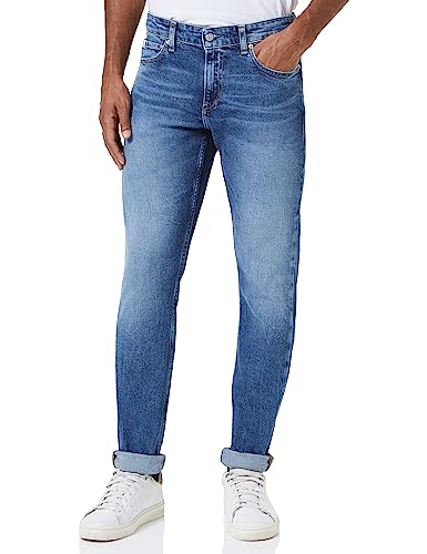 Calvin Klein Jeans Spodnie męskie slim, Dżinsowa średnia, 29W / 30L