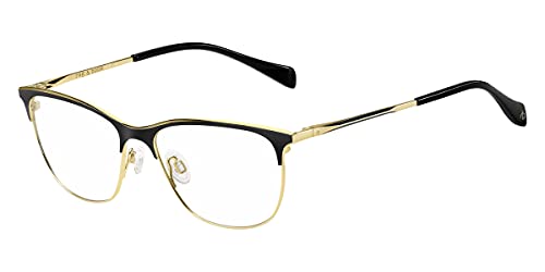 rag & bone Damskie okulary przeciwsłoneczne Rnb3034, złoto czarne, 54, Gold Black_, 54