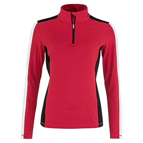 HEAD Damska bluza Aster Midlayer Women, czerwono-biały, L