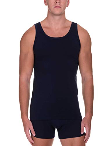 Bruno Banani Sportshirt Infinity Biustonosz tank top Mężczyźni, Niebieski (Ciemny Niebieski 090)., XL