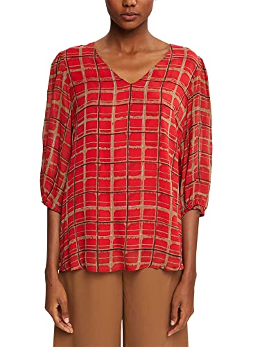 ESPRIT Collection Damska bluzka 082EO1F315, 633/RED 4, XS
