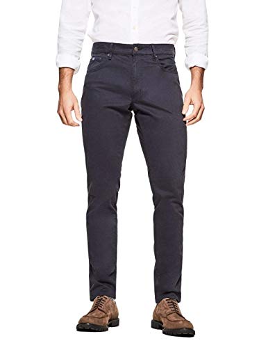 Hackett London Spodnie męskie, 595 NAVY, 35W / 34L