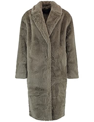 Taifun Damski płaszcz 250044-11632 Nicht Wolle, Dark Heather Green, 44