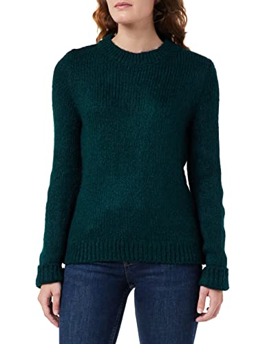 JdY Damski sweter JDYDINEA L/S O-Neck Solid Pull KNT NOOS pulower, Deep Teal, L, Deep Teal, L