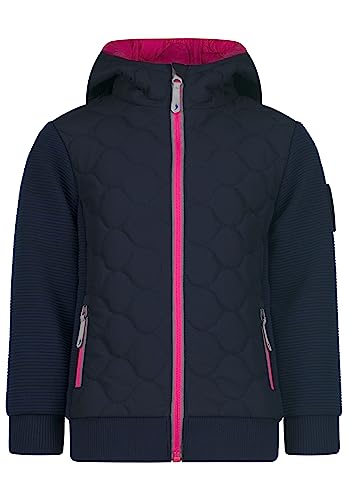 SALT AND PEPPER Dziewczęca kurtka przejściowa hybrydowa dla dziewczynek. Horse, grantowy, 116 cm