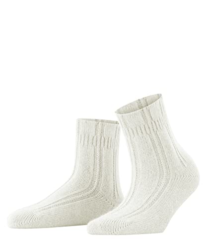 FALKE Kobiety Skarpety Bedsock W SO Angora ciepłe miękkie 1 Para, Biały (Off-White 2049), 39-42
