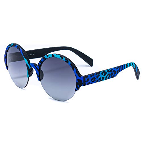 Italia Independent Damskie okulary przeciwsłoneczne 0907-ZEB-022, niebieskie (Azul), 50.0, niebieski (lazu), 50
