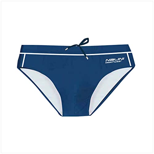 Nalini 03046610100C000.10 Art.NA21 01 Mężczyźni Swim Briefs Blue M, Niebieski, M