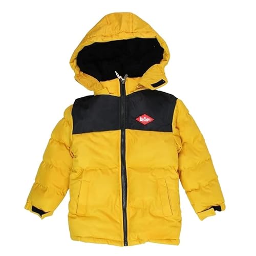 Lee Cooper Parka Chłopiec, Żółty, 8 lat