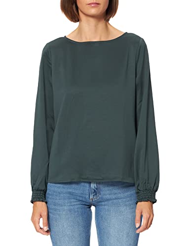 Vila Damski sweter Viladee Boatneck L/S Top/Su-Noos, Darkest Spruce, 36 PL