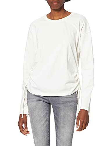 NA-KD Damska bluzka ze sznurkiem ze szczegółami, Off-White, XS