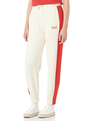 GANT Damskie spodnie dresowe D2. Color Block Sweat Pants, Buttercream, M