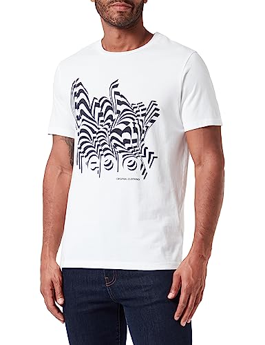 Replay T-shirt męski, 801 Off White, L