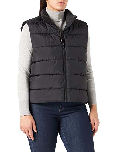 Noisy may Kamizelka damska NMMARCUS Vest XS S M L XL XXL zielona, brązowa, czarna, niebieska, 100% poliester, Black/Detail:dtm Lining, L