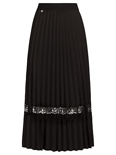 ApartFashion Damska spódnica plisowana, czarna, normalna