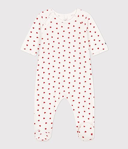 Petit Bateau Dors Bien Mar/Te3m Unisex Dziecko Dobrze spać DI/TE3M, Marshmallow/Terkuit, 24 miesięcy