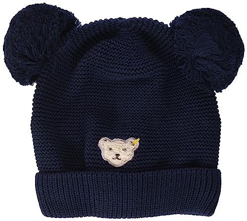 Steiff Girl's Classic czapka beanie, granatowa, 55