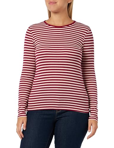 Vila VIASPEN L/S TOP, Czerwony burak/paski: brzoza, XS