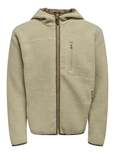 ONLY & SONS Męska kurtka polarowa Onshouston OTW Vd, twill, M