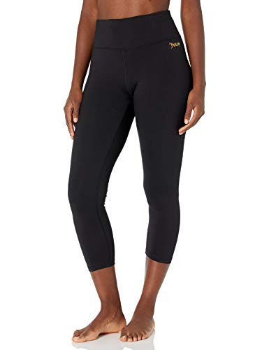 Juicy Couture Damskie legginsy z wysokim stanem, głęboka czerń, M