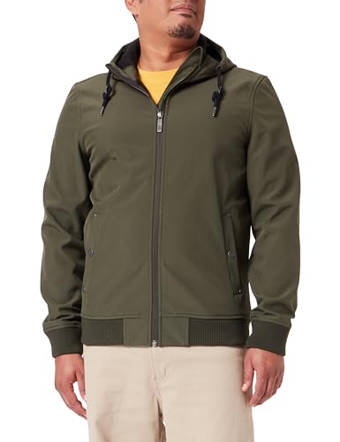 speedlight Męska kurtka softshell, ciemnooliwkowy, S