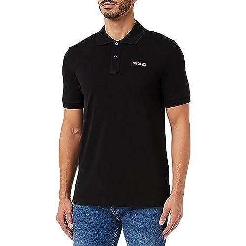 Diesel T-Smith-DIV koszulka polo Koszulka męska, Czarny Czarny, XL