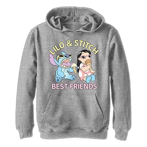 Disney Chłopięca bluza z kapturem Best Friends, sportowa bluza z kapturem, rozmiar L, Sportowa wrzosowa, L