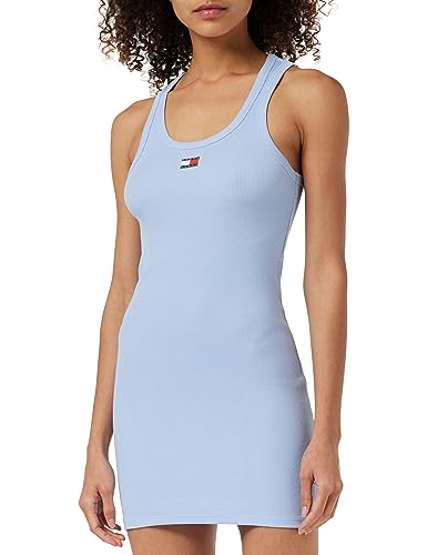Tommy Jeans Damska sukienka bez rękawów (rozmiary zewnętrzne) koszule nocne, niebieski Chambray, XXL, Chambray Blue, XXL