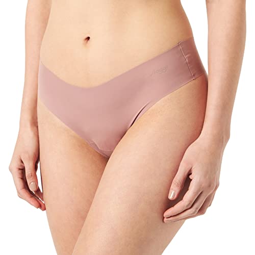 Sloggi Damskie stringi zero z mikrofibry 2.0, stringi biodrowe, kakao, L